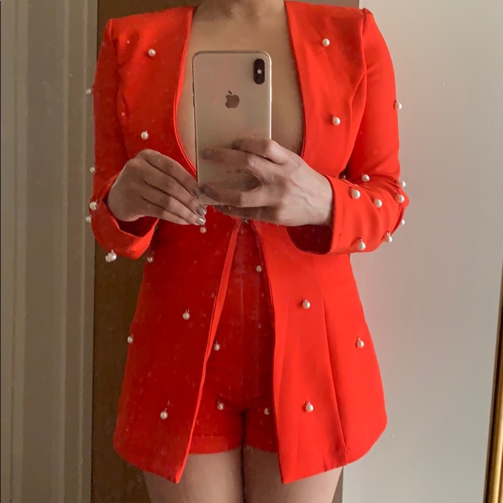 Red Short Suit - Picture 2 of 4